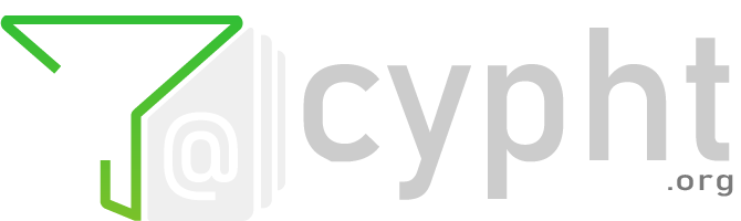 Large Green White Cypht Logo