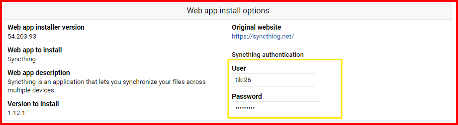 Web Apps Install Options