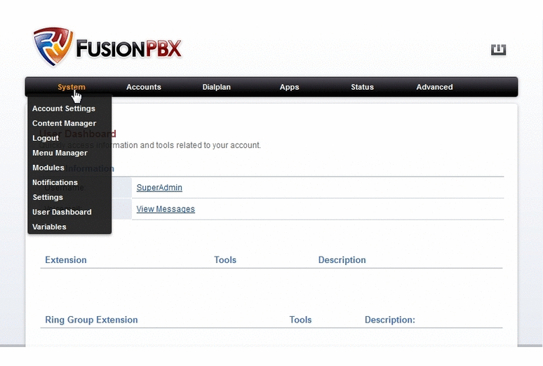 Fusionpbx. FUSIONPBX Интерфейс. FUSIONPBX фото. FREESWITCH web interface.