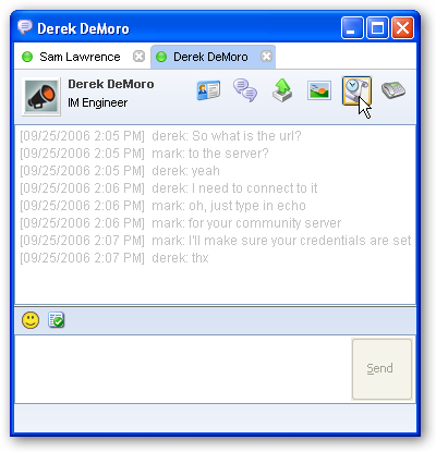 Chat spark Ignite Realtime: